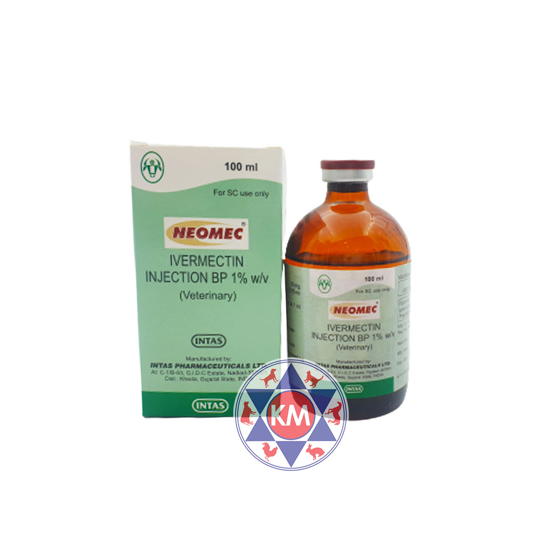 Neomec Injection 100ml (Ivermectin) KM Vet Pharm Sdn Bhd